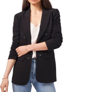 1.STATE Faux Double Breasted Blazer
